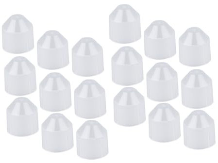 SHINEOFI 100 Pièces pied de lampe tasses base de lumière menée coupelles pour porte-ampoule e27 culots de lampe e27 tasse de support de lampe bricolage Plastique