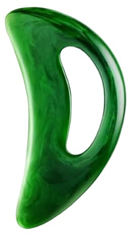 Body Scraper Tool, Facial Massager, Ergonomic Resin Scraper, Handle Design, Back Massage, 8.3x3.5 inches, Versatile Beauty Accessory, Neck Care, Leg, Relaxation Aid