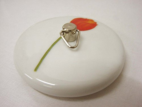 TAPON BAÑERA Lavabo BIDE Fregadero Standard Porcelana TULIPAN Rojo