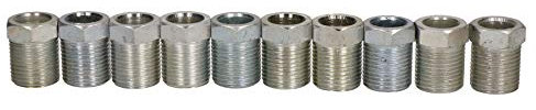 AB Tools Stahl männlichen Bremsleitung Armaturen 3/4 x 16 UNF für 1/2 Schlauch 10 pc