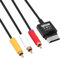 Bewinner AV Cable for 360 Slim, 3 Stereo Audio Video Composite Cable 1.8M Component ABS TV Lead Cord Audio Video Cord for 360 Slim