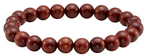 MILAKOO Unisex Sandelholz Mala Perlen Buddhistisches Gebetsarmband für Männer Frauen 8mm
