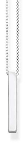 Thomas Sabo Damen Kette Silberner Quader 925 Sterling Silber KE1907-001-21