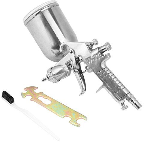 Wytino Pistola pulverizadora, Pistola pulverizadora de Pintura Boquilla de 1,5 mm Capacidad 400 ml Modo de alimentación por Gravedad Herramienta neumática Pistola pulverizadora de Pintura de Aire