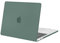 MOSISO Hülle Case Kompatibel mit MacBook Pro 13 Zoll 2025 2024 2023 2022-2016 M2 M1 A2338 A2289 A2251 A2159 A1989 A1706 A1708 mit/ohne Touch Bar,Plastik Hartschale Schutzhülle Cover, Mitternacht Grün