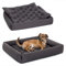 Pointer | Hundebett Große Hunde - Orthopädisches Hundebett mit Herausnehmbarer Matratze, Waschbar bis 95°C, Trocknergeeignet, Kratzfest & Bissfest, Made in Germany (XXXL - 110x100 cm, Anthrazit)