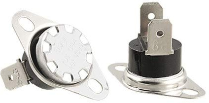 Termostato bimetallico con flangia 120 °C 10 A a 230 V AC per stufe CLAM, ECOFOREST, EDILKAMIN