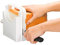 1 trancheuse à pain pliable et portable en ABS - Guide de coupe du pain fait maison - Épaisseur manuelle réglable - Gadget de cuisine pour pain, rôti, pain, sandwich