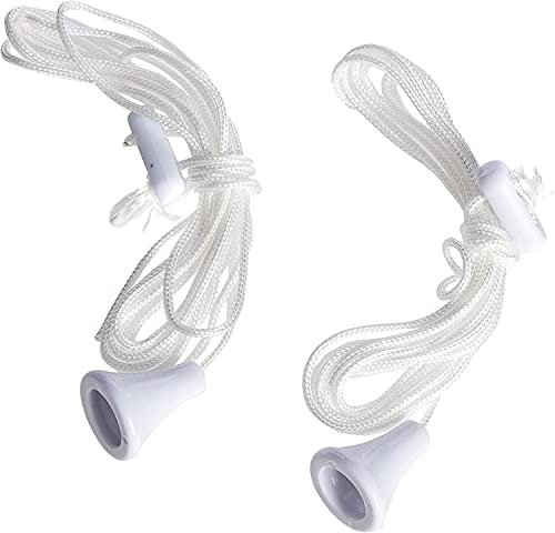 fiXte® Replacement Spare Pull Cord for Extractor Fan Ceiling Light Fittings (Pack of 2)