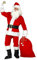 trendmile Premium Weihnachtsmann Kostüm komplett Set Herren bestehend aus Jacke, Hose, Gürtel, Mütze, Bart, Brille, Stiefelüberzieher, Sack - Nikolaus/Santa Claus Verkleidung (XXL/XXXL)