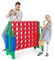 DREAMADE Riesen 4 Gewinnt Spiel, Strategiespiel für Kinder und Erwachsene, 4 in Einer Reihe, Brettspiel Spielzeug Gesellschaftsspiel 2 Spieler, Vier in Reihespiel Kinderspiel (Rot + Grün)
