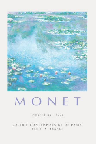 Monet Lilies Notebook