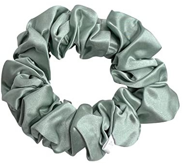 Jasmine Silk Charmeuse Haargummi aus reiner Seide, Enteneifarben