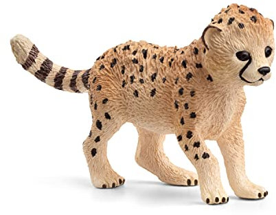 schleich WILD LIFE | Gepardenbaby 14866 | detailgetreue Tierfiguren | Zoo Spielzeug | tolles Geschenk für Jungen und Mädchen | Deko für Geburtstag | Spielfigur ab 3 Jahren | 6 x 2 x 4 cm