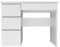 CDF Mijas Left Desk Matte White 51x98x76 cm | 4 Drawers | Ideal for Office, Study, Children's and Teenager's Room | Functional Desk for Computer, Laptop | Easy Assembly