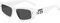 DSQUARED2 Herren Icon 0007/S Sonnenbrille, weiß, 57