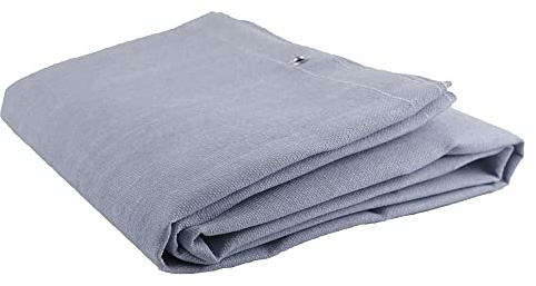 JACKSON SAFETY J2717 Couverture de protection en fibre de verre enduite de polyuréthane 1 m x 2 m Température de fonctionnement 550 °C avec œillets pour suspension
