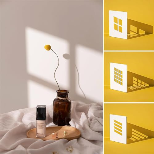 3PCS Simulation Fenster Licht Schatten Fotografie Hintergrund Board wasserdichte Wiederverwendbare Foto Tischplatte Backdrops für Lebensmittel Kosmetik Schmuck Ornaments Make-up Kleines Produkt