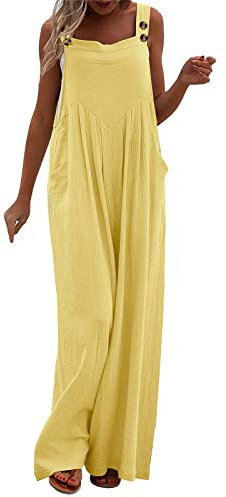 Jumpsuit Damen Sportlich,Jumpsuit Elegant Sommer,Abend Overall Elegant,Arbeitsoverall,Jumpsuit Kurz Ärmelloser,Kurzoverall Damen,Jumpsuit Beige Festlich