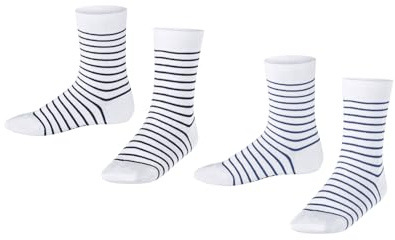 ESPRIT Unisex Kinder Fine Line 2-Pack Socken Baumwolle atmungsaktiv