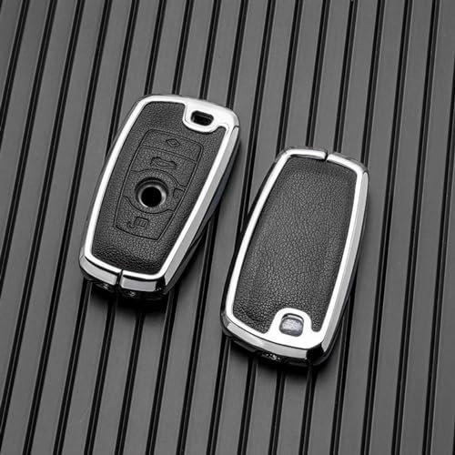 LAVIYE Leder-Auto-Fernbedienungs-Schlüsselanhänger-Cover-Kofferhalter, für BMW F20 F30 G20 F31 F34 F10 G30 F11 X3 F25 X4 I3 M3 M4 1 3 5 Series Zubehör