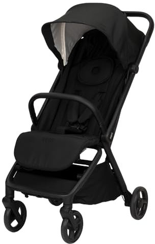 Novi Baby® Sunny Smart Buggy - Limited Edition, von Geburt bis 22 kg, Zusammenklappen mit einer Hand, Liegeposition, großes Verdeck mit Fenster, Räder gedämpft, geräumige Sitz