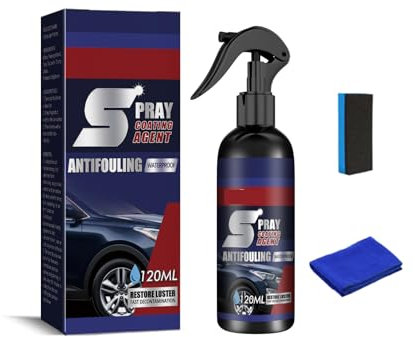 High Protection Spray para coche,High Protection Quick Car Coating Spray,Spray Reparador Arañazos Coche,Proteccion y Abrillantado Pintura Coche y Moto,120ml