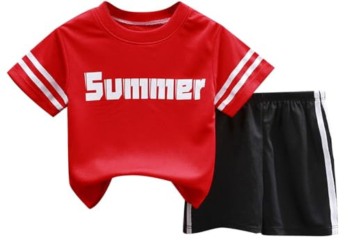 Kinder Kurzarm Laufanzug Lässige Schnell Trocknende Kleidung Für Jungen Mädchen Sommer T-Shirt Shorts Zwei Stück Set Football Trikot