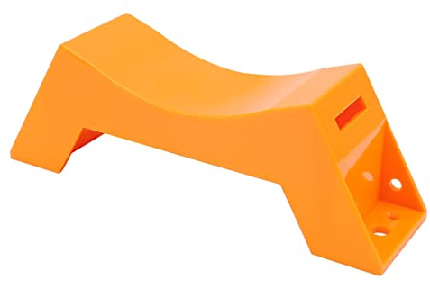Gas Bottle Holder, Plastic Bottle Wall Mounted, Fixed Bracket with Expansion Screw, Safety Belt (Orange)