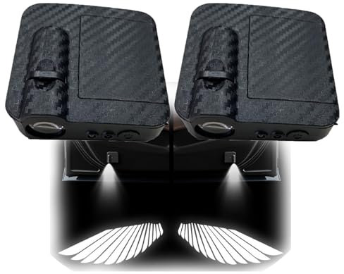 2 Paar Autotür Licht Flügel - Türbeleuchtung Auto Engelsflügel,Engelsflügel Autotür Leuchte,Türlichter Auto Mit Engelsflügel,Auto Tür Licht Engelsflügel,Lustiges Led-zeichen Für Auto Tür