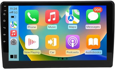Android 13.0 Autoradio für RAM 1500 2500 3500 2009–2012, mit Kabelgebundenem, Kabellosem CarPlay Android Auto, GPS, Bluetooth, 2+32 GB, 10.1 Touchscreen-Ersatz
