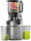 AMZCHEF Automatic Cold Press Juicer Machines 250W Liberate Your Hands -135MM Opening and 1.8L Capacity Slow Juicers for Whole Fruit and Vegetable, with Triple Filter, Safety Lock, Oxford Grey