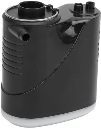 Luftpumpe, Winziger Elektrischer Inflator mit Camping-Licht, 2000 MAh Wiederaufladbarer Batterie, Strandausflüge, Geeignet für Schwimmringe