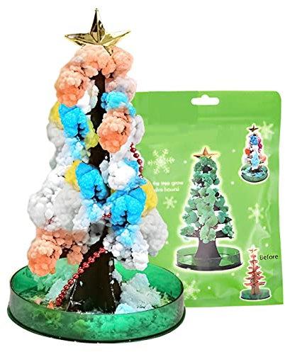 Albero di Natale in crescita Kioriur - Albero di Natale magico | Decorazioni fai-da-te per la festa della mamma Albero di carta di, kit di novità