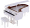 EHJRE Modell Dekorative Kreative Musik + Simulation Modellierung Miniatur Klavier für Desktop Geburtstag Dekoration Ornament Geschenke, Weiß