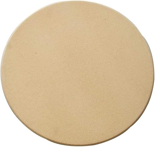 Runder Pizzastein, Cordierit-Pizzastein für Ofen, Grill, Grill, zum Backen von knackiger Kruste, Pizza, Brot, Backen (22,8 cm)