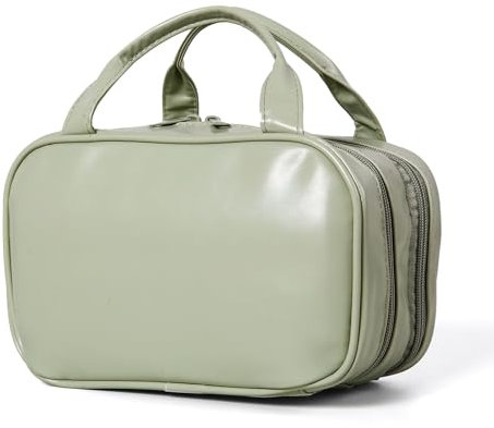 Whicozyfun Wearable Breast Pump Bag, Mini Pumping Pouch Carrying Case for Breastfeeding Mom Double Breast Pump and Diaper Bag Accessories (Green)