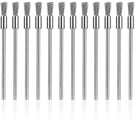 Brosse Métallique En 12 Pièces, Pinceau De Polissage En Forme De Stylo, Ensemble De Nettoyage De Retrait De Peinture, Accessoires De Réparation De Bricolage Matériel.