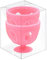 Ailan 2 piezas de limpiador de sílice, limpiador de suciedad, herramienta reutilizable, 2 piezas de estropajo de silicona fuerte Easy Egg para cepillo de huevo , Rosa