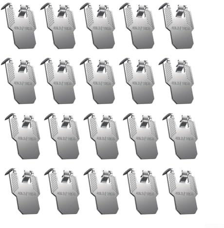 Ganci per appendere quadri per cartongesso, confezione da 2040, resistenti, soluzione per danni, regge fino a 18,1 kg (20 pezzi)