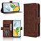 LIUZIHAN Funda para ZTE Nubia RedMagic 10 Air. Ranuras para Tarjetas, PU Cuero Flip Folio Carcasa, con Soporte Plegable Apto para ZTE Nubia RedMagic 10 Air Smartphone.(Marrón)