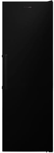 HEINNER HF-V401NFBKE++ Eintüriger Kühlschrank 389 L – Full No Frost, Wasserspender, LED‑Innenbeleuchtung, Energieklasse E – Schwarz – 5 Jahre Garantie (Schwarz, Geen Waterdispenser)