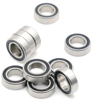 Skateboard-Kugellager, MR137RS Lager 10PCS 7x13x4mm ABEC-7 Hobby Elektro RC Auto LKW MR137 RS 2RS Kugellager MR137-2RS Schwarz versiegelt