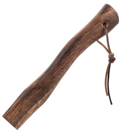 VINTORKY Holzstiel für Beil und Axt Gebogener Ersatzgriff aus Hickory Einfach zu Montieren für Handwerkliche Anwendungen und Forstbetrieb