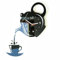 FLEXISTYLE Moderne Wanduhr für die Küche Tasse Und Kanne Schwarz, 45 cm x 45 cm, 3D, leise, Design, Made in EU