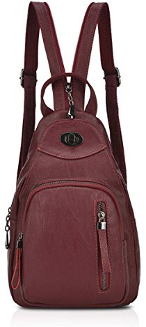 NICOLE & DORIS Modemarke Mädchen Rucksack Neue Mini Rucksack Kleine frische Stil, praktisch und bequem Schwarz