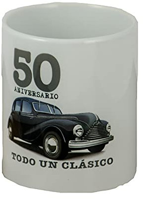 Regalo de cumpleaños personalizable para hombre: taza modelo clásico personalizada con edad