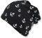Sonia Originelli Winter Beanie Mütze Mini Anker Teddyfell Futter Maritim Farbe Schwarz