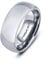 Grand Made Silber 8mm Wolfram Stahl Personalisierte Ringe Damen Herren für Männer Frauen Bandring Ehering Trauringe Weihnachten Hochzeit Engagement Geschenk (Silver, 58 (18.5))