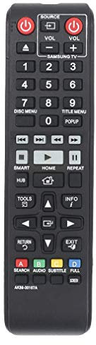 VINABTY AK59-00167A AK5900167A Remote Control Replacement for SAMSUNG BLU-RAY Player BD-F6500/XU BD-C7900 BD-F7500/XU BD-C5500 BD-H6500